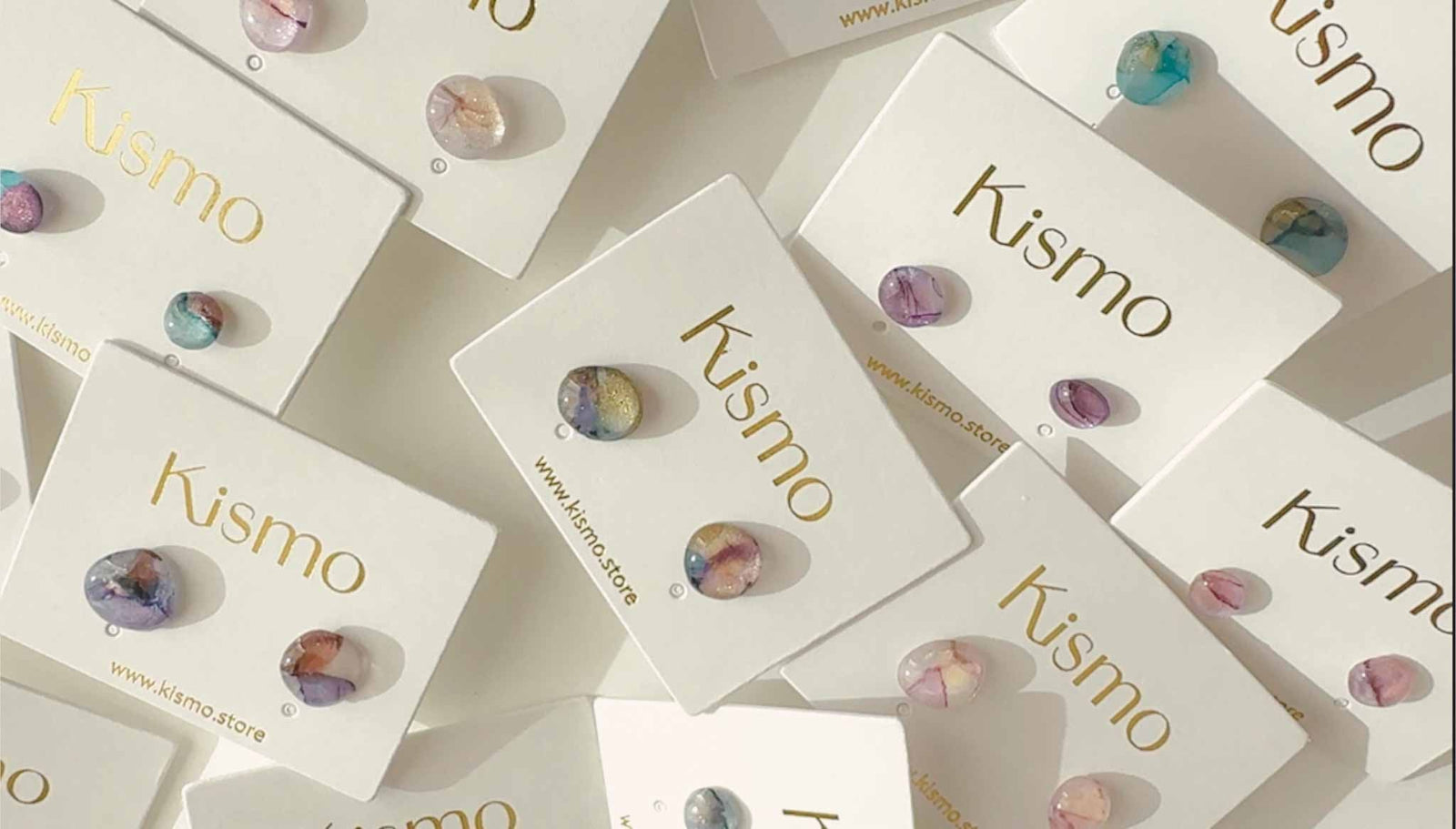 Alcohol ink art studs earrings in multiple colors